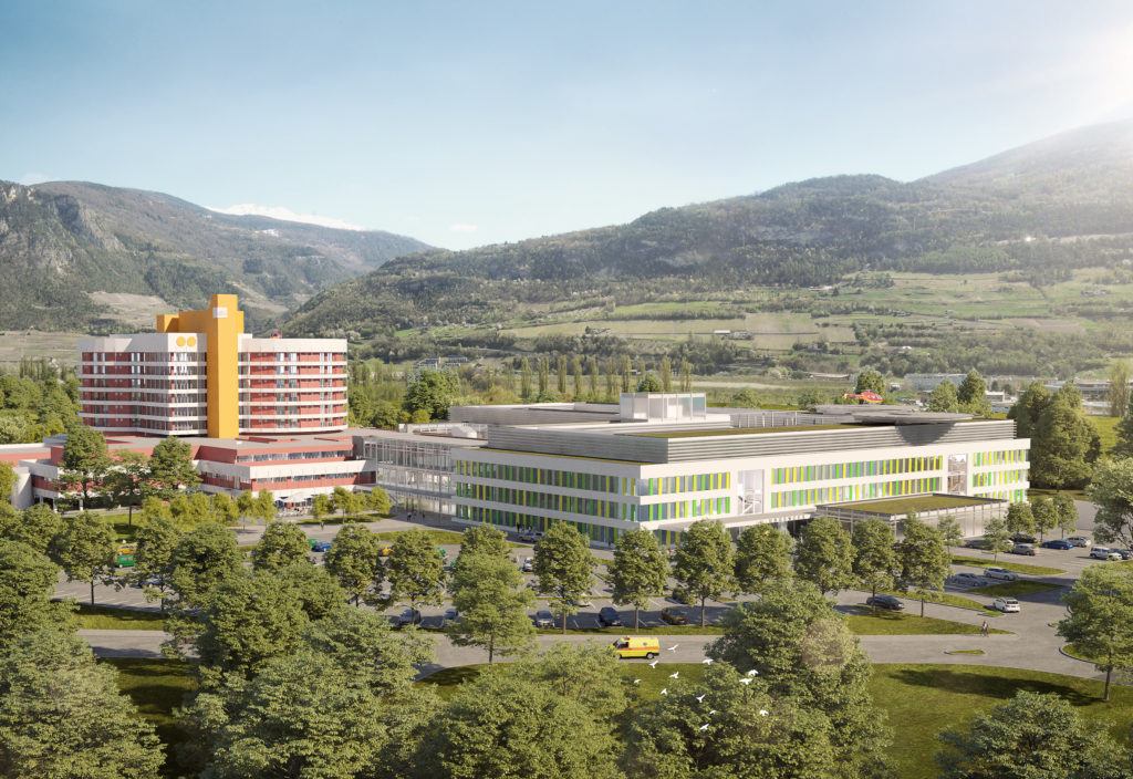 The Pôle Santé campus will bring together the expertise of the HES-SO Valais-Wallis, EPFL, The Ark Foundation, the Valais Health Observatory and SpArk, the center of excellence for movement science and technology.