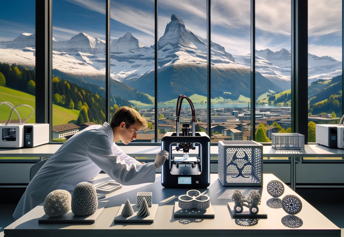 Western Switzerland's commitment to 3D printing and manufacturing is multi-faceted, bridging research, industry, and academia.