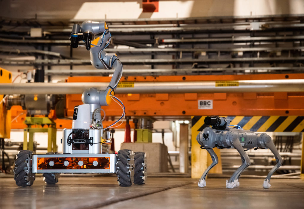 Le robodog, une nouvelle merveille robotique, rejoint les rangs des machines sophistiquées du CERN. | © CERN