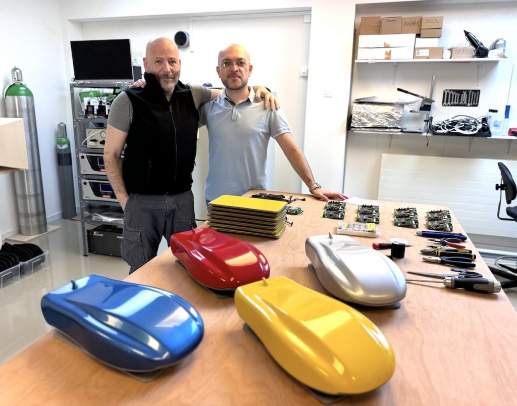 Founded in 2021 by Maxim Interbrick (left) and Elshad Hajiyev (right), Sparrow Analytics has made a name for itself by developing mobile sensors, known as Sparrow Node, that attach to vehicles to scan and measure urban environmental parameters in real-time.