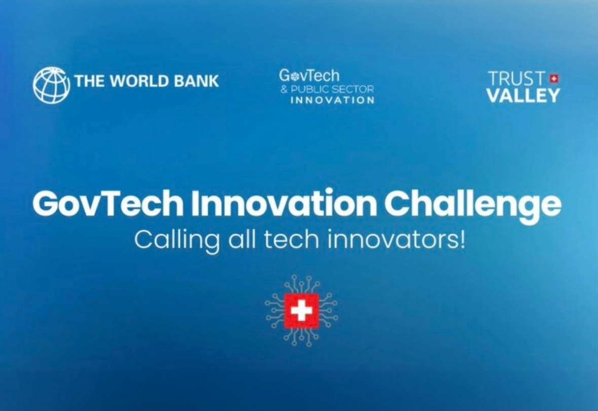 The Trust Valley, in collaboration with the World Bank and the Swiss State Secretariat for Economic Affairs (SECO), has launched the GovTech Innovation Challenge.