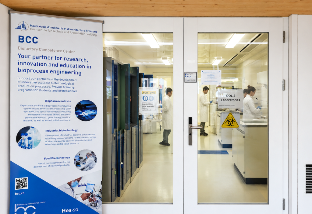 At a recent BioAlps INSIDE event in Fribourg, the Biofactory Competence Center showcased how its bioprocess expertise helps partners across Western Switzerland move from research to production, with collaborations spanning Lausanne start-up Regenosca and the CHUV.