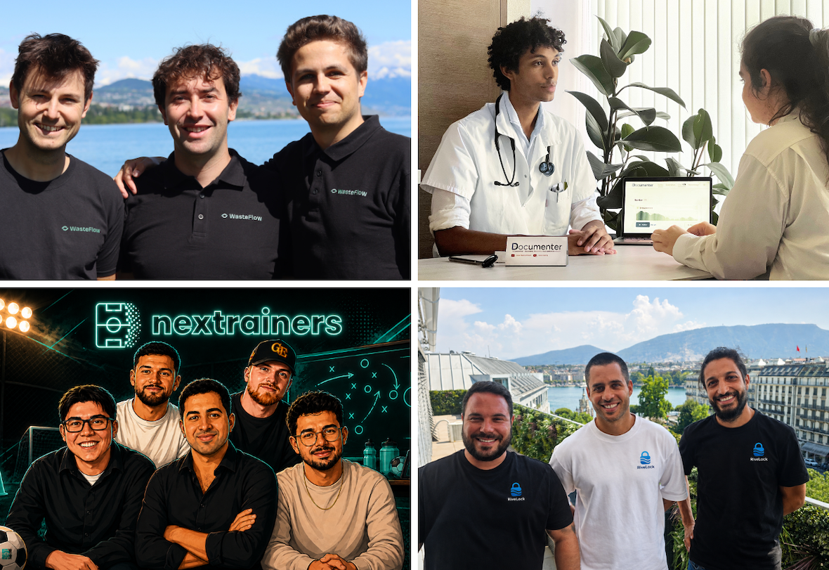 The Foundation for Innovation and Technology has awarded a CHF 200,000 Digital Growth loan to WasteFlow, CHF 50,000 Digital Seed loans to DOCumenter and Nextrainers, and a CHF 20,000 Digital Grant to RiveLock.